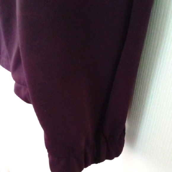 Zara Active Women's Plum Funnel Neck Long Sleeve Zip Up Jacket Small Oversized - Picture 5 of 12